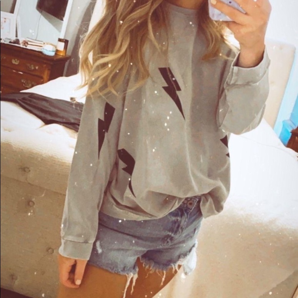 Easel lighting bolt sweatshirt